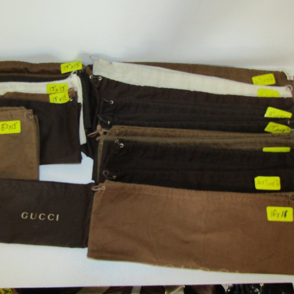 #3  GUCCI DRAWSTRING DUST BAG